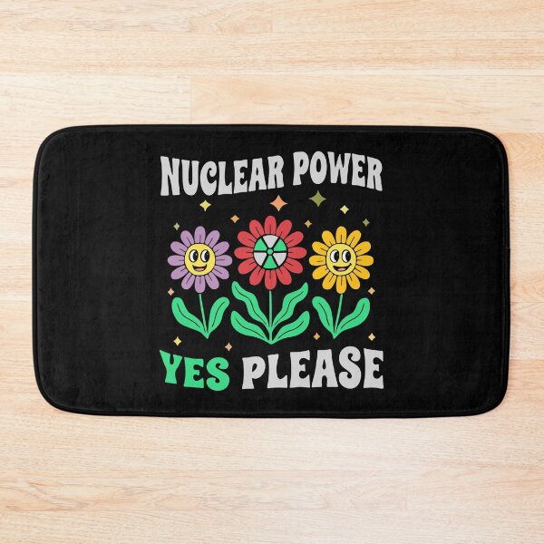 Item preview, Nuclear power yes please smiling flowers designed and sold by HandicraftArt.