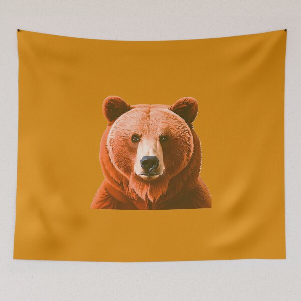 Item preview, Brown teddy bear portrait designed and sold by Creative Visualize.