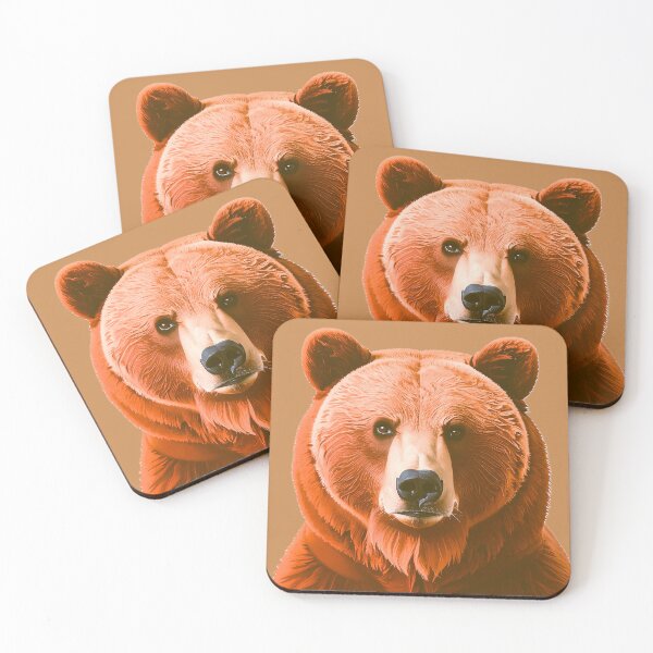 Item preview, Brown teddy bear portrait designed and sold by Creative Visualize.
