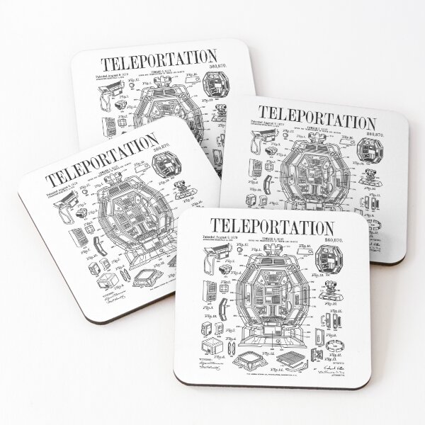 Item preview, Science Fiction Teleportation Funny Scifi Vintage Patent designed and sold by GrandeDuc.