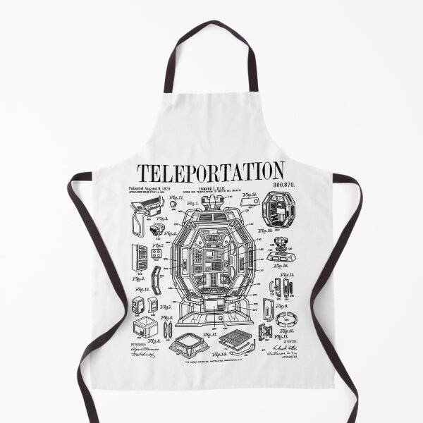 Artikelvorschau, Science-Fiction-Teleportation, lustige Sci-Fi-Vintage-Patent entworfen und verkauft von GrandeDuc.