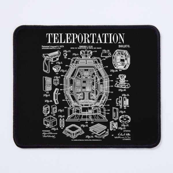 Item preview, Science Fiction Teleportation Funny Scifi Vintage Patent designed and sold by GrandeDuc.