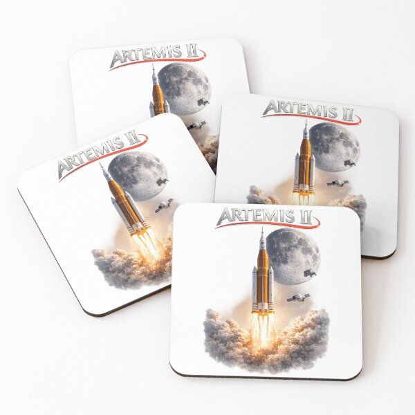 Item preview, Artemis II Rocket Launch To The Moon designed and sold by madebysiwa.