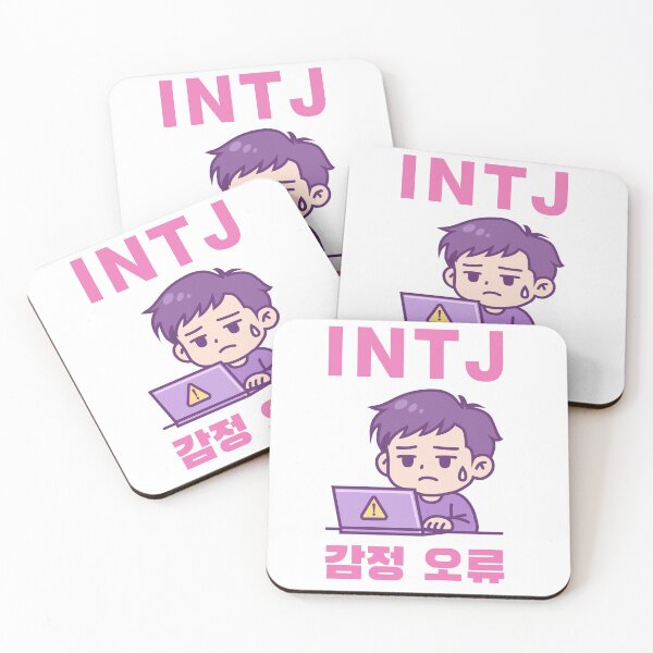 Item preview, INTJ Emotion Error Korean MBTI Cute Illustration designed and sold by aikdreams.