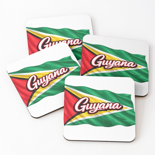 Item preview, Guyana Flag Waving Design – Guyanese National Pride Graphic, South America Heritage Artwork, Travel Gift designed and sold by GarnerSupplyCo.