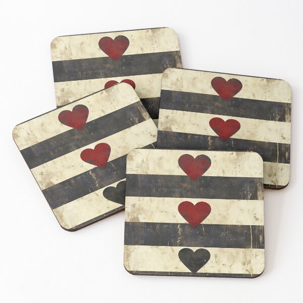 Item preview, Minimalist Heart Stripe Wall Art Neutral Abstract Love Print designed and sold by NarjaShop.