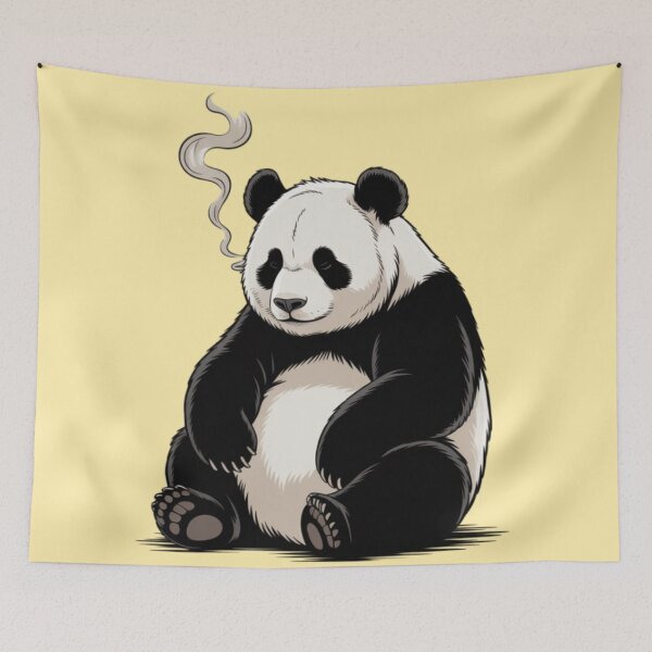 Item preview, exhausted panda designed and sold by 123ks.