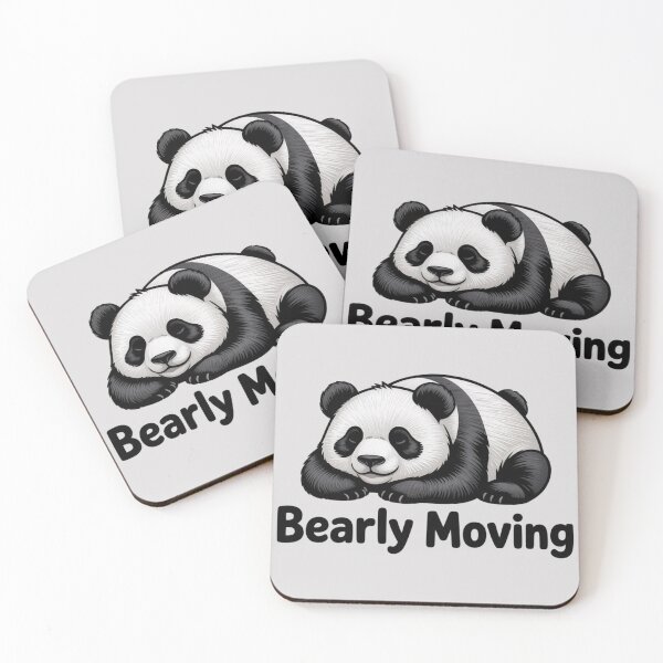 Item preview, Lazy Panda - Bearly Moving designed and sold by 123ks.
