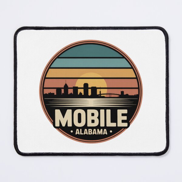 Item preview, Mobile Alabama: Coastal Skyline designed and sold by CircinusStore.