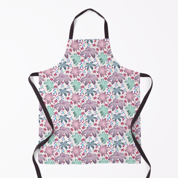 Item preview, Colorful Star and Floral Seamless Pattern on Black | Cute Watercolor Flower Repeat Design designed and sold by HopeAndHustle.