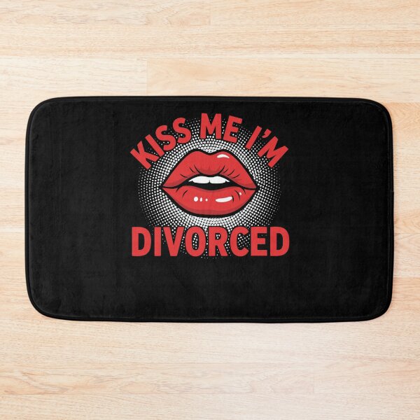 Item preview, Divorce Kiss Me Im Divorced Funny Divorce Party designed and sold by LuminOrb.
