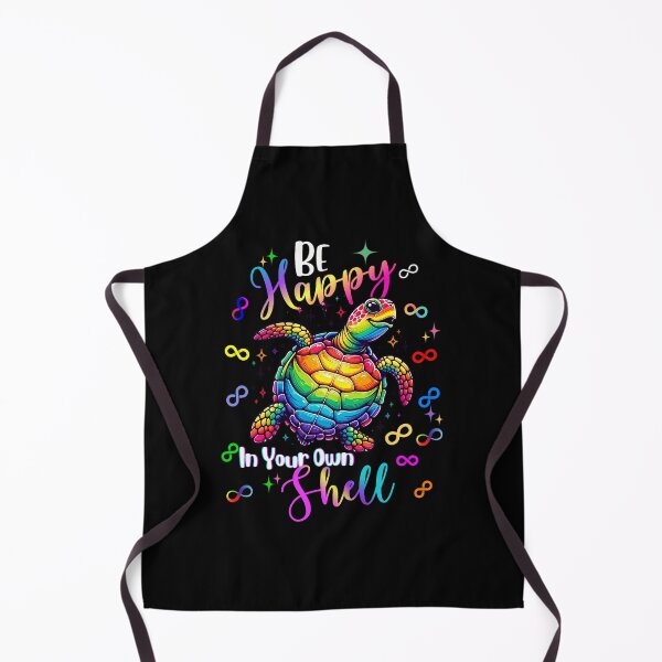 Item preview, Be Happy In Your Own Shell Autism Awareness Puzzle Pieces Turtle Animal designed and sold by RobertLeibowitz.