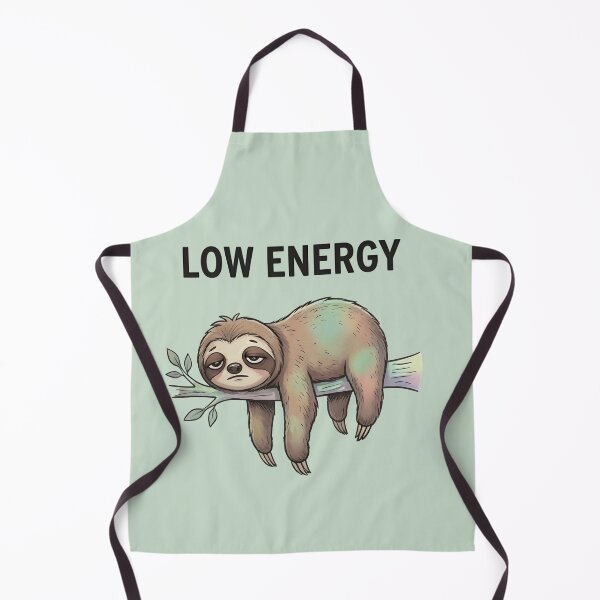 Item preview, Low Energy Sloth Shirt – Funny Lazy Meme Aesthetic Cute Sloth Tee designed and sold by ZyxDes.