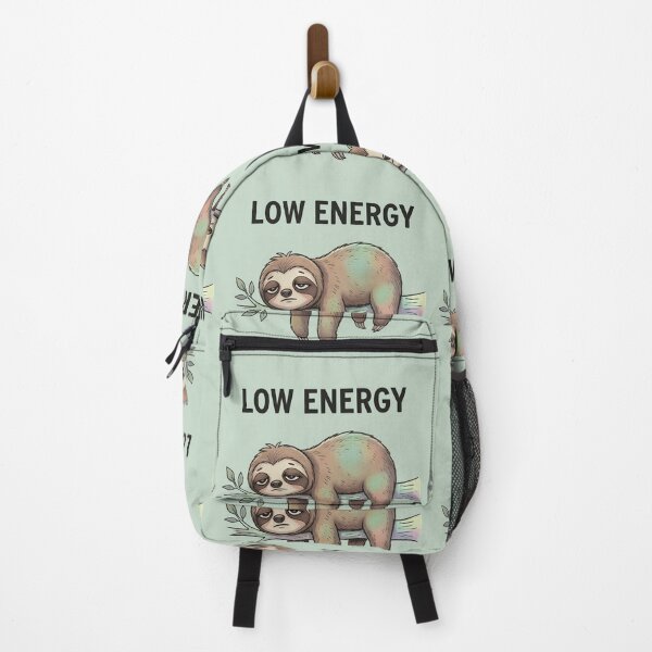 Item preview, Low Energy Sloth Shirt – Funny Lazy Meme Aesthetic Cute Sloth Tee designed and sold by ZyxDes.