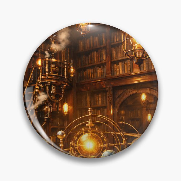 Artikelvorschau, Die Bibliothek mit Messingbeschlägen – Steampunk-Kunst entworfen und verkauft von bapupa.