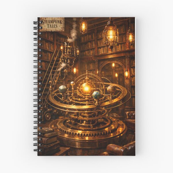 Item preview, The Brass-Bound Library - Steampunk Art designed and sold by bapupa.