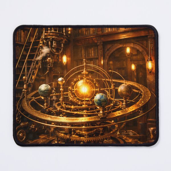 Item preview, The Brass-Bound Library - Steampunk Art designed and sold by bapupa.