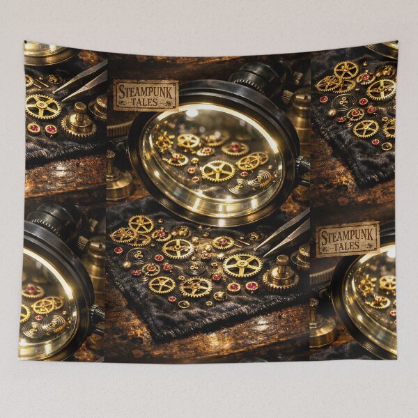 Item preview, The Clockmaker’s Chronotype - Steampunk Art designed and sold by bapupa.