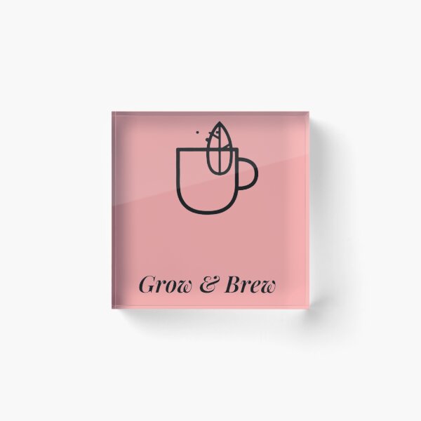 Item preview, Minimalist Coffee and Plant Line Art - Grow & Brew designed and sold by Didoshop35.