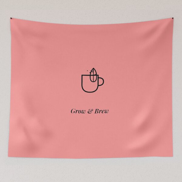 Item preview, Minimalist Coffee and Plant Line Art - Grow & Brew designed and sold by Didoshop35.