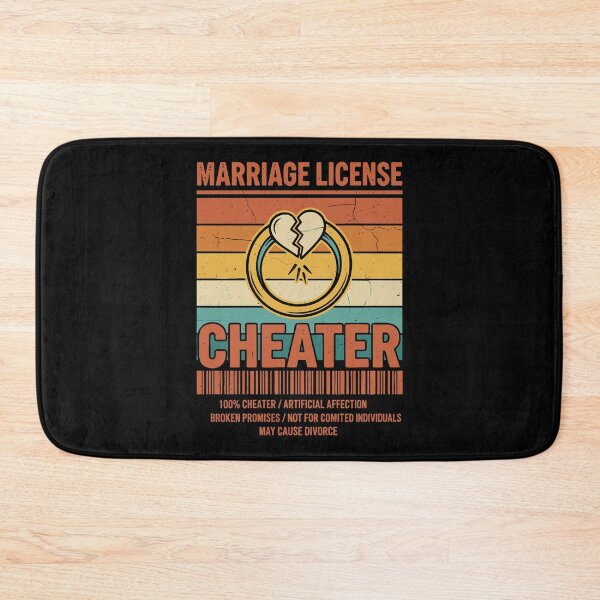 Item preview, Divorce Divorce Humor Marriage License Cheater designed and sold by LuminOrb.