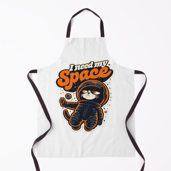 Item preview, I Need My Space Funny Cat Astronaut Typography T-Shirt – Cute Space Cat Sticker Design designed and sold by IconicDesignsXd.
