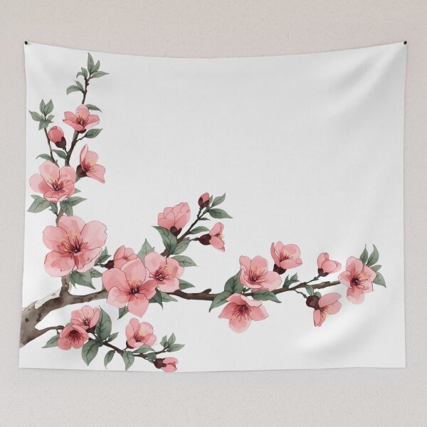 Item preview, Pink sakura flowers designed and sold by uunaa.