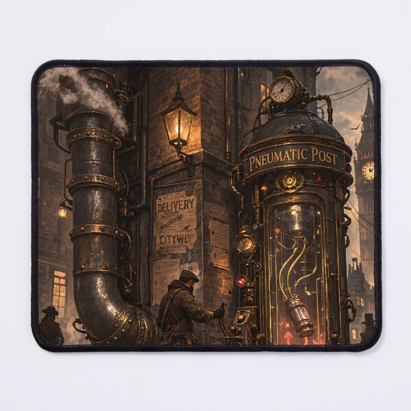 Item preview, The Cobblestone Foundry - Steampunk Art designed and sold by bapupa.