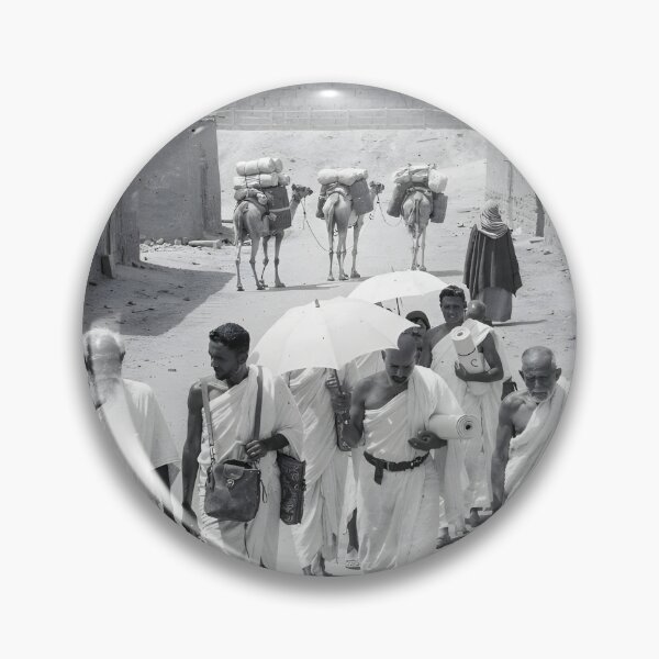 Item preview, Journey of Devotion: Makkah Pilgrims 1952 designed and sold by GoldenVerseArt.