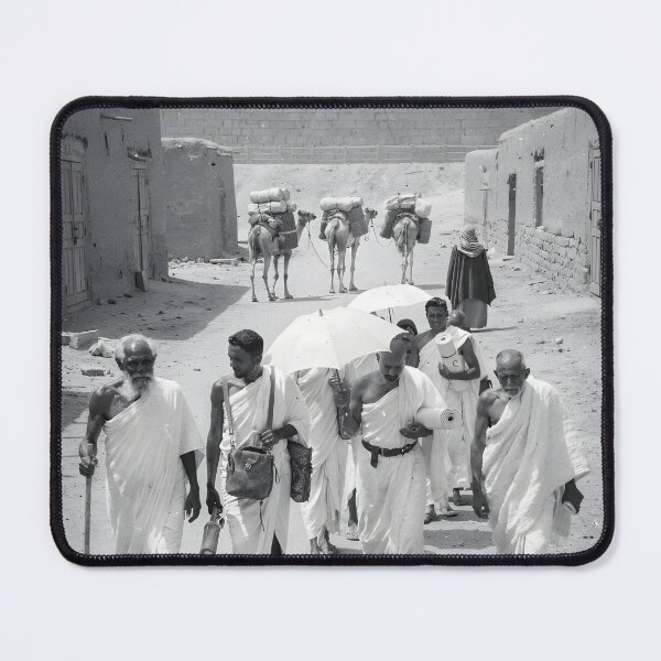 Item preview, Journey of Devotion: Makkah Pilgrims 1952 designed and sold by GoldenVerseArt.
