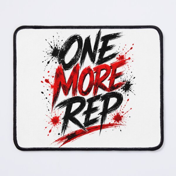 Item preview, One More Rep Gym Motivation Discipline Mindset designed and sold by SzyMazDesign.