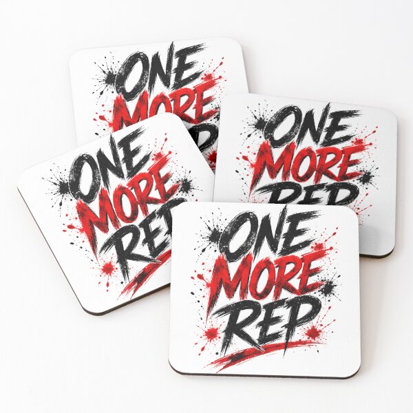 Item preview, One More Rep Gym Motivation Discipline Mindset designed and sold by SzyMazDesign.