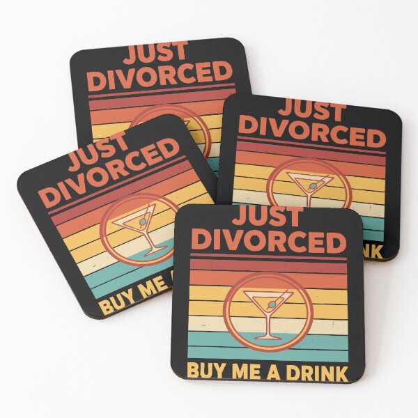 Item preview, Divorce Just Divorced Buy Me A Drink Newly designed and sold by LuminOrb.