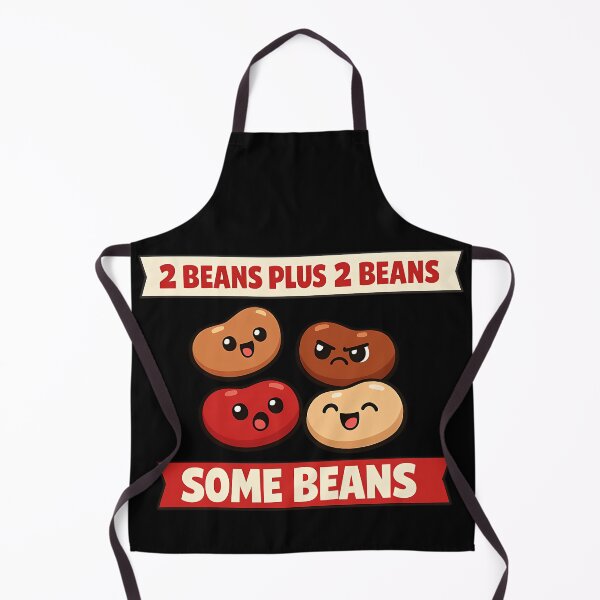 Item preview, 2 Beans Plus 2 Beans Some Beans Funny Math Pun Design designed and sold by TeeTimeTreasure.