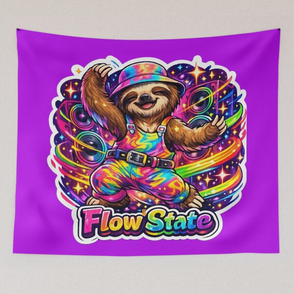 Item preview, Relax Club – Dancing Wu Wei Sloth (3/8 Design) | Original Elwis Creative Design designed and sold by ElwisCreativ.