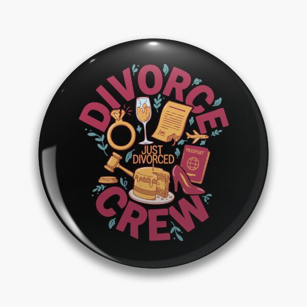 Item preview, Divorce Crew Just Divorced Divorce Party Humor designed and sold by LuminOrb.