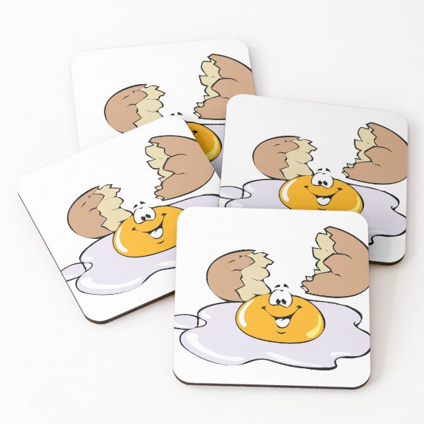 Item preview, Smiling Kawaii Funny Egg Yellow Kitchen Humor Gift designed and sold by CLC54.
