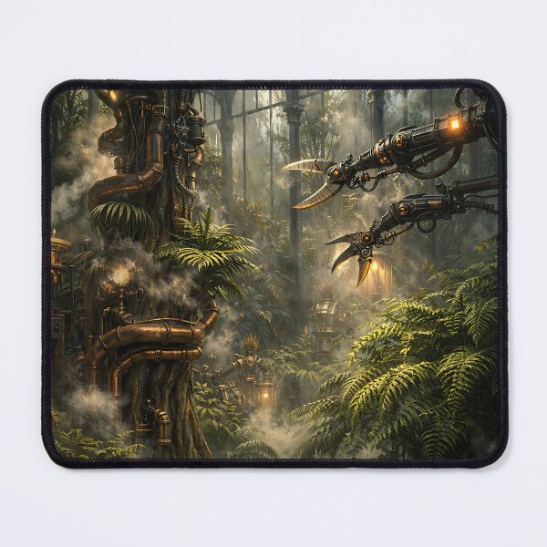 Item preview, The Industrial Greenhouse - Steampunk Art designed and sold by bapupa.