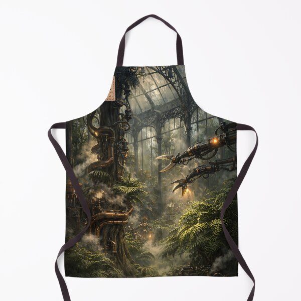 Item preview, The Industrial Greenhouse - Steampunk Art designed and sold by bapupa.