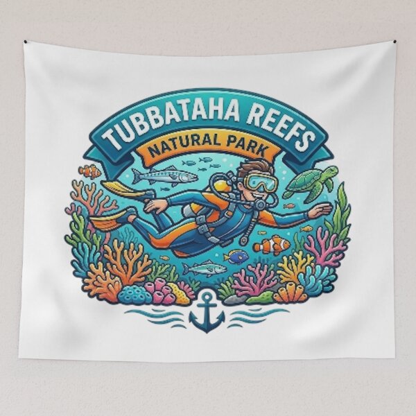 Item preview, TUBBATAHA REEFS NATURAL PARK designed and sold by likbatonboot.