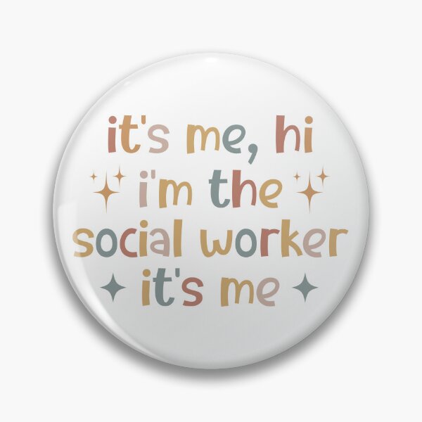 Item preview, It's Me Hi I'm The Social Worker It's Me, Funny designed and sold by faridman.