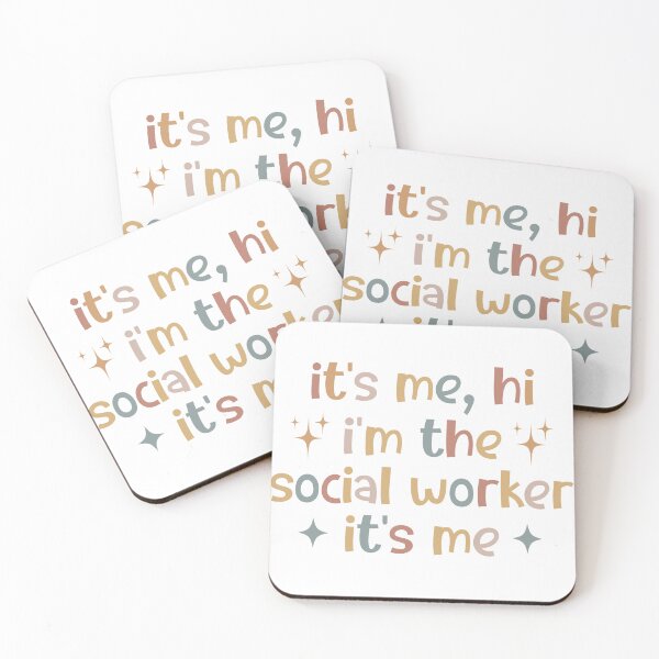 Item preview, It's Me Hi I'm The Social Worker It's Me, Funny designed and sold by faridman.