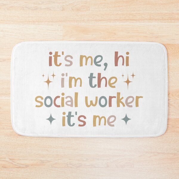 Item preview, It's Me Hi I'm The Social Worker It's Me, Funny designed and sold by faridman.
