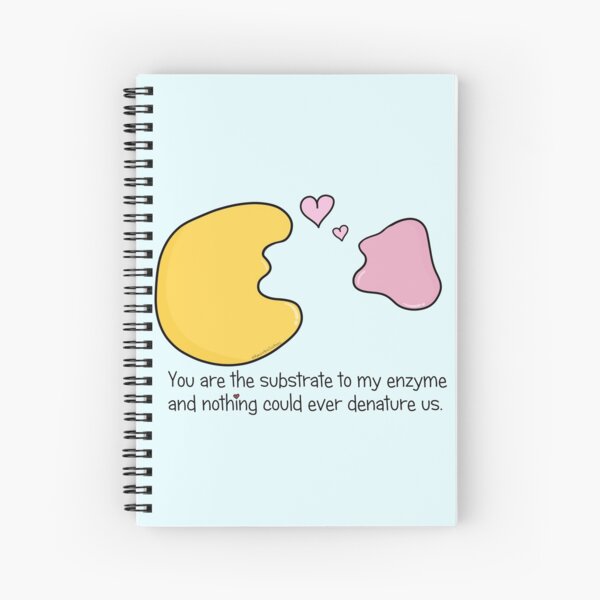 Enzyme and Substrate Love Story Spiral Notebook