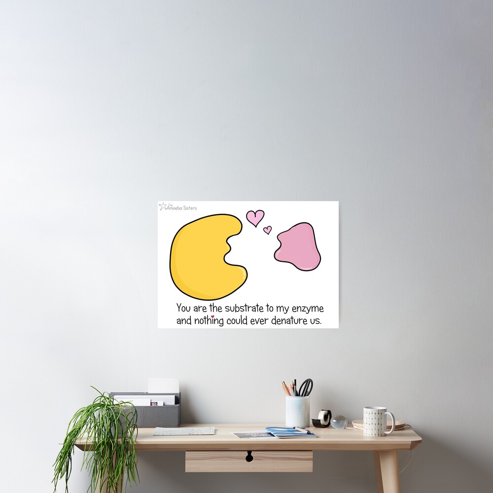 Enzyme and Substrate Love Story Poster