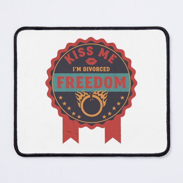Item preview, Divorce Kiss Me Im Divorced Freedom Finally designed and sold by LuminOrb.
