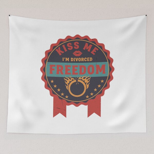 Item preview, Divorce Kiss Me Im Divorced Freedom Finally designed and sold by LuminOrb.