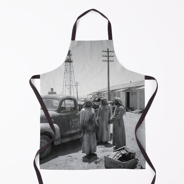 Item preview, Black Gold Exploration: Dammam Oil Field 1956 designed and sold by GoldenVerseArt.