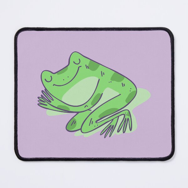 Item preview, Sleepy Frog – Cute Sleeping Frog Sticker, Cozy Animal Illustration designed and sold by anyramagic.