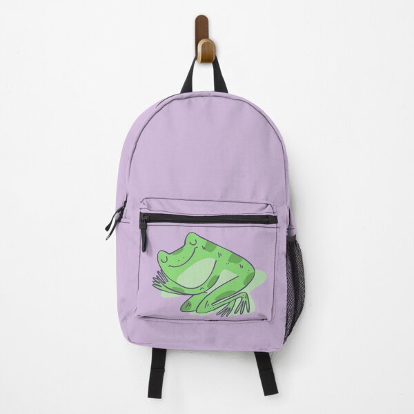 Item preview, Sleepy Frog – Cute Sleeping Frog Sticker, Cozy Animal Illustration designed and sold by anyramagic.